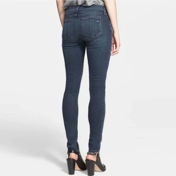 Rag & Bone 'Loreto' Skinny Dark Wash Jeans - Picture 13 of 13
